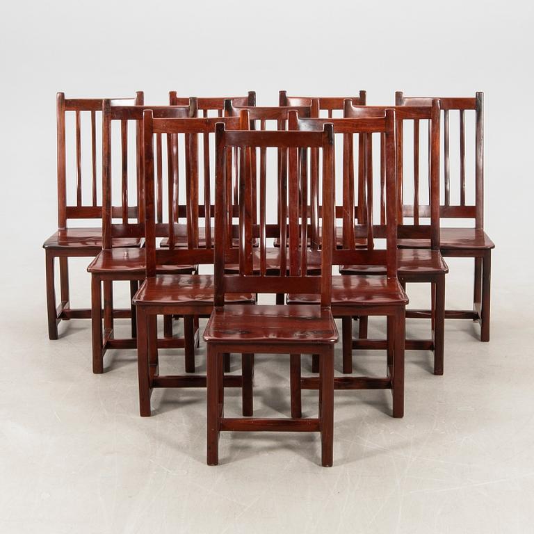 Chairs, 10 pieces, modern manufacture, China.
