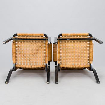 Alvar Aalto, nojatuoleja, 4 kpl, malli 45, Artek 1970-luku.