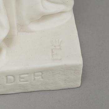 A LATE 19TH CENTURY PARIAN POCKET WATCH HOLDER, Gustafsberg.