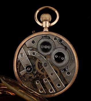 HERRFICKUR, guld 14k, sent 1800-tal. Vikt ca 70 gram.