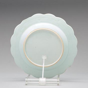 A set of 20 blue and white export porcelain dishes, Qing dynasty, Qianlong (1736-1795).