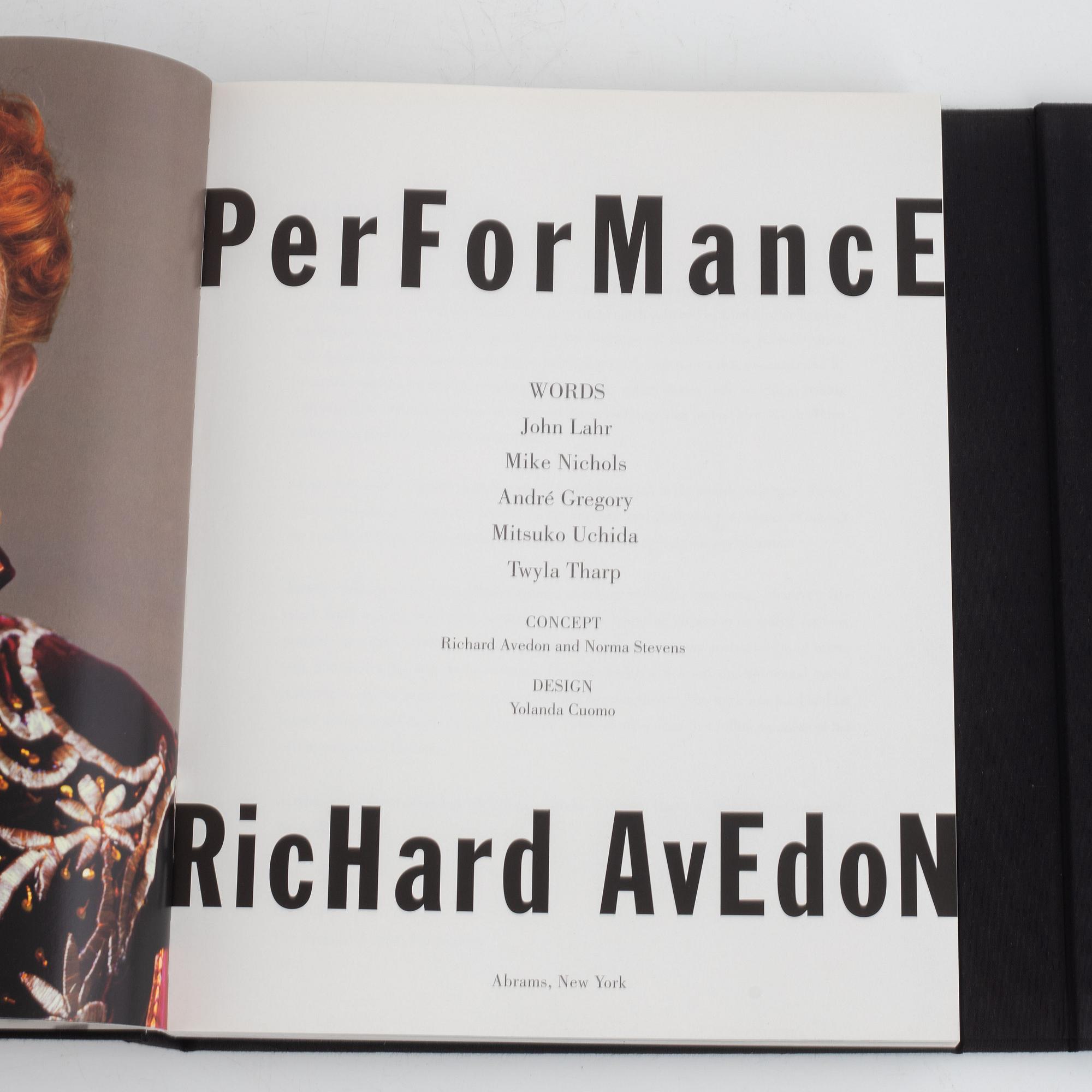 Richard Avedon, photo books, three volumes.