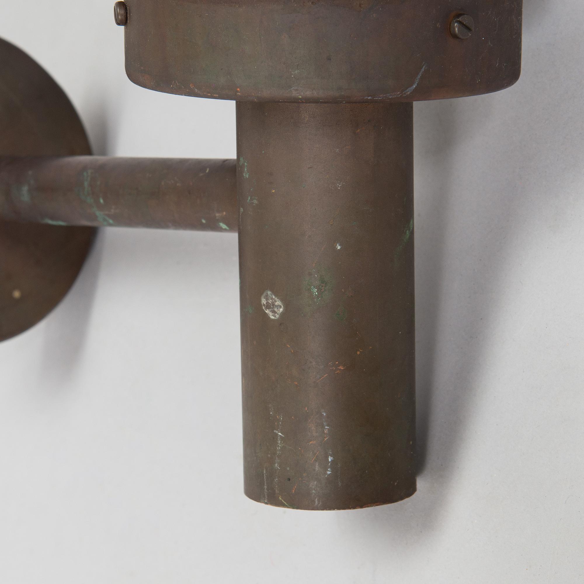 Lisa Johansson-Pape, A set of six of 1970s outdoor wall lights '140-015' for Stockmann Orno.