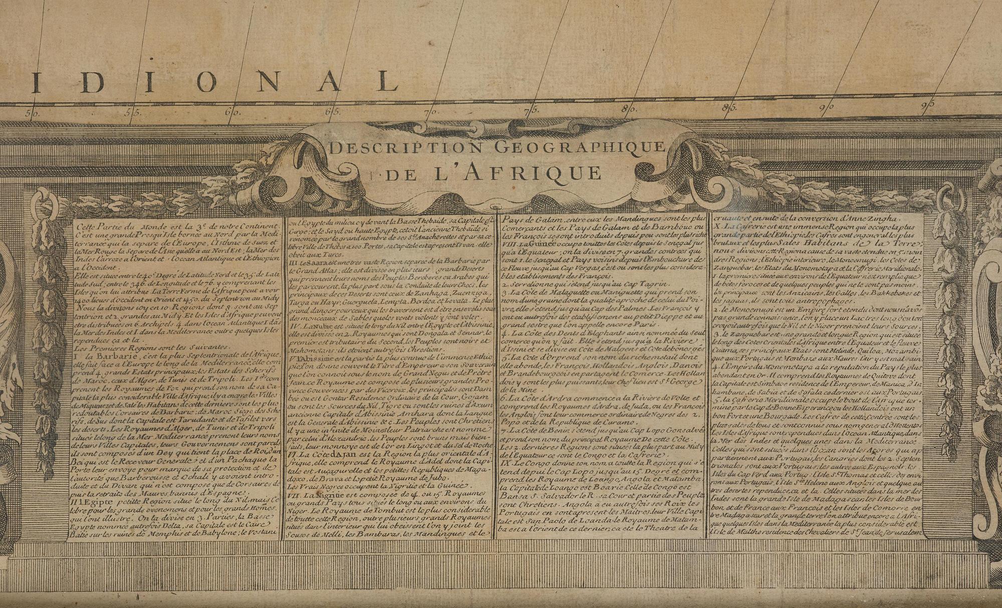 Nolin's map of Africa, "L'Afrique dressee sur les relations", 1740.