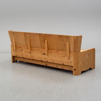 A second part of the 20th century pine sofa by Göran Malmvall.