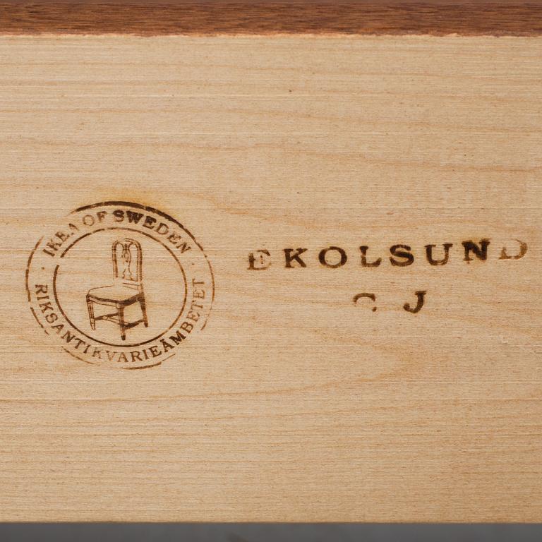 BOOKSHELF, 20 th century, Ekolsund, from Ikea, 1700-series. Burnt stamp.