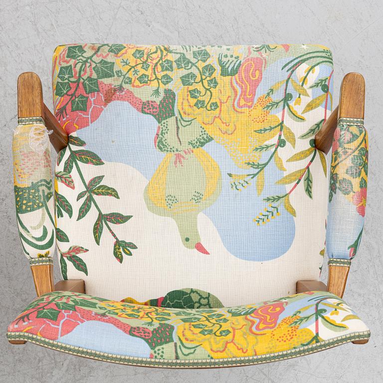 Josef Frank, a pair of model 695 armchairs, Svenskt Tenn.