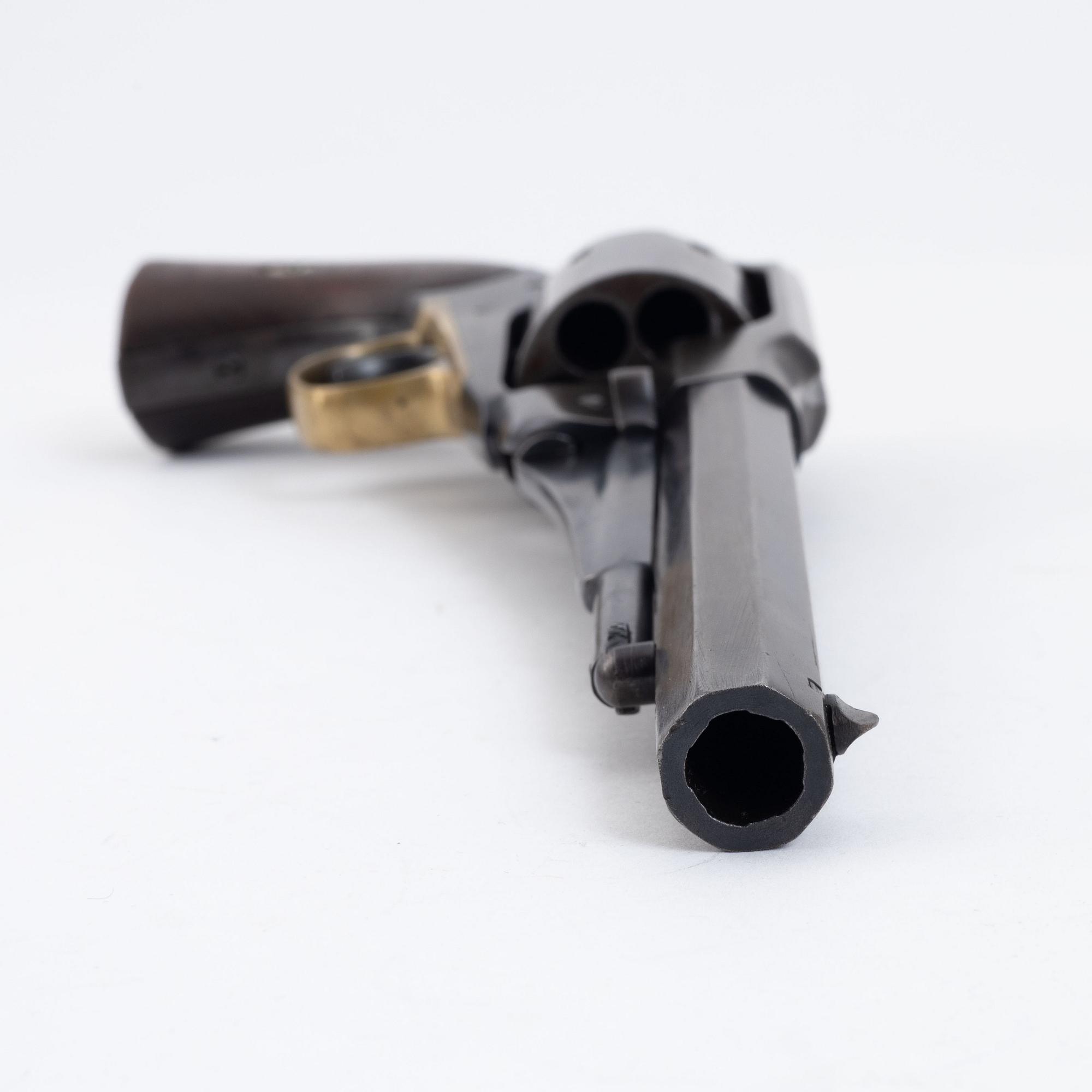 A Remington New Model Army percussion revolver, in case.