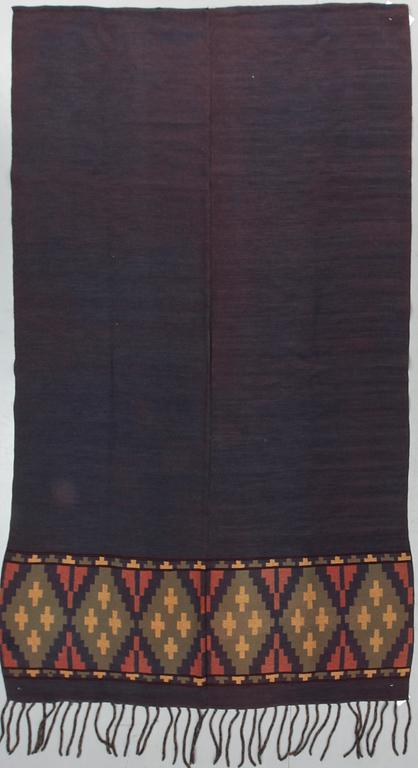 VÄGGVÄVNAD. Ull, 1900-talets första hälft, 231 x 130.