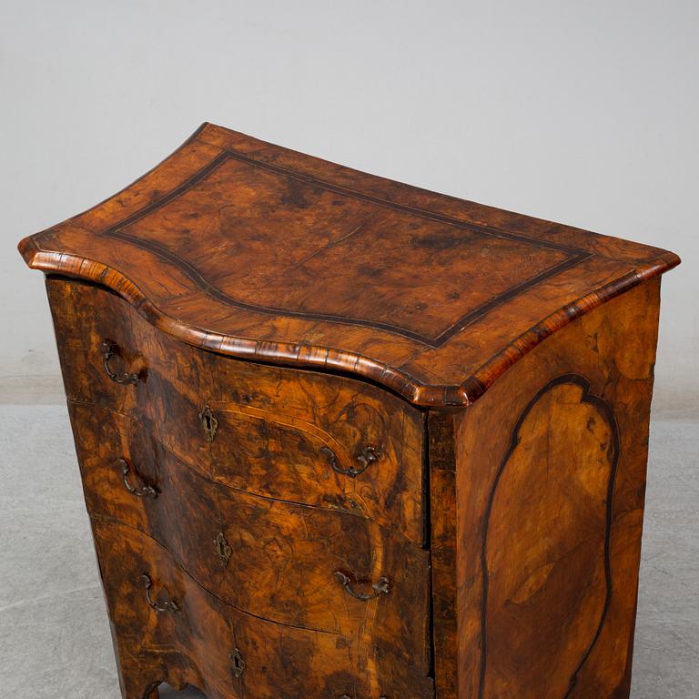 A south european chest of drawers, second half of the 18th century.