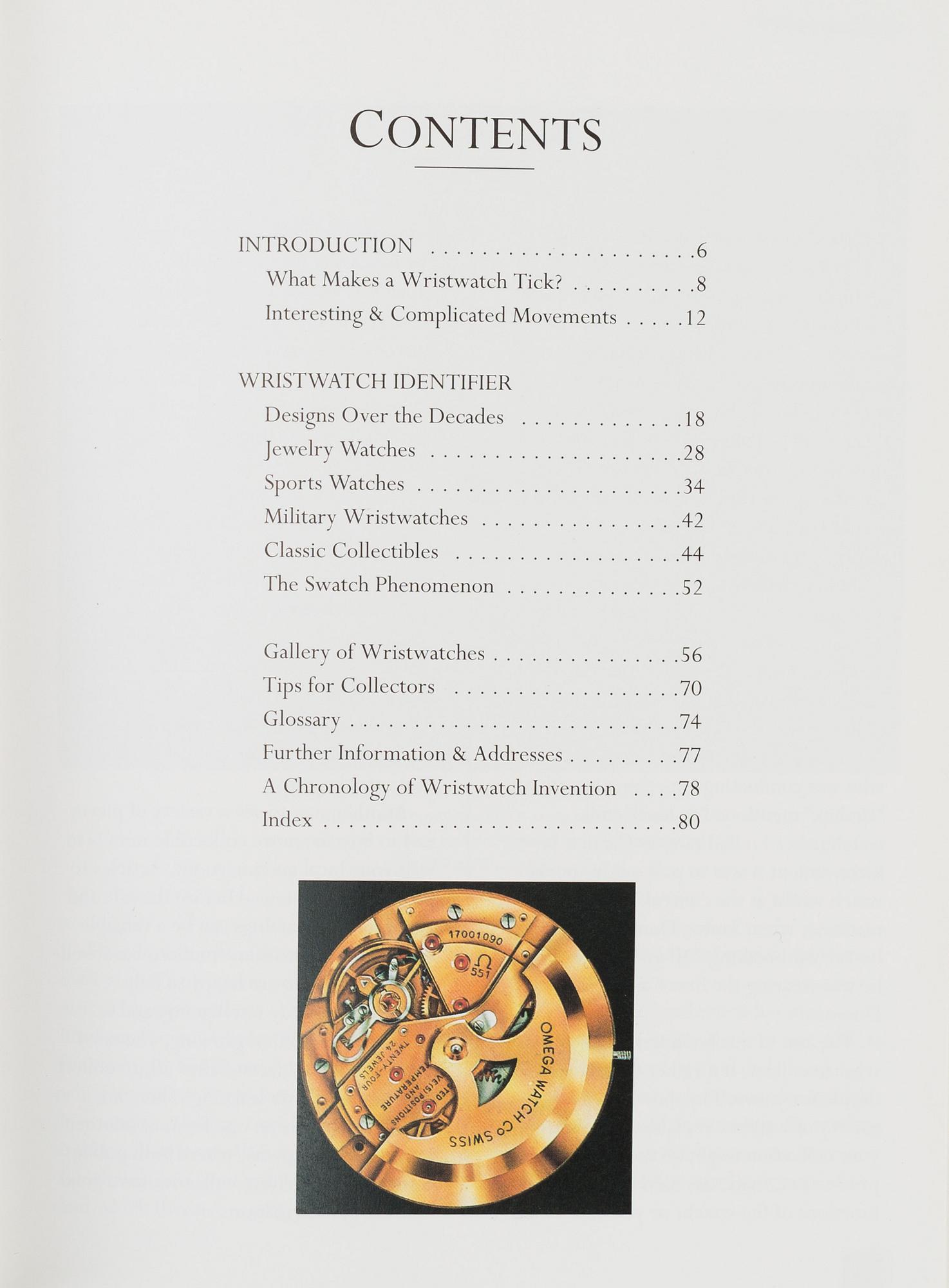 A lot of eleven books and booklets regarding watches.