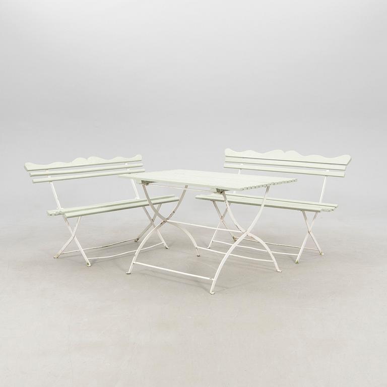 Trädgårdsgrupp 3 dlr, möjligen Byarums Bruk, 1900-tal.