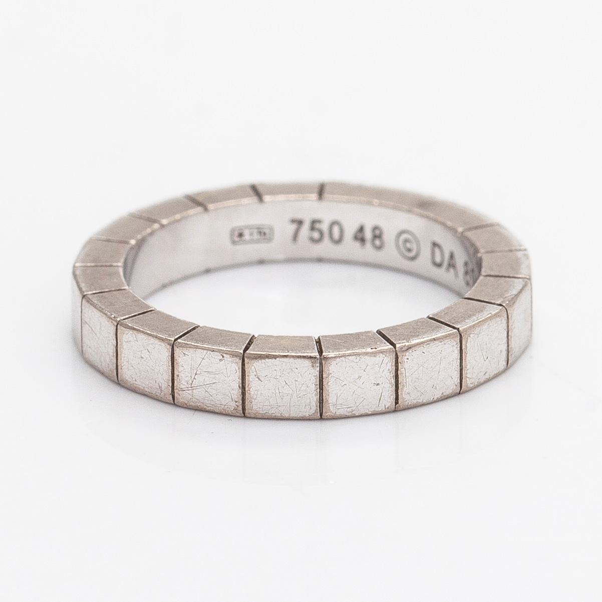 Cartier, sormus, Lanieres, 18K valkokultaa.