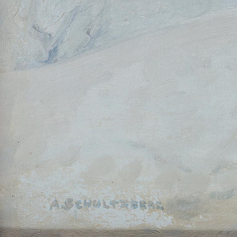 Anshelm Schultzberg, "Vildmarksmotiv Dalarnes Älvdalen" (Motif from Älvdalen, Sweden).