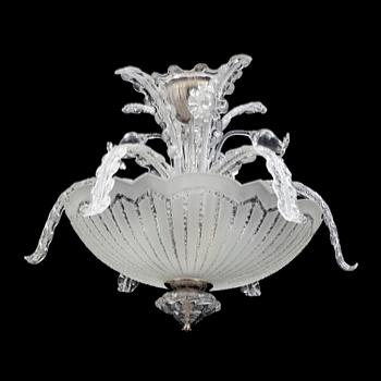 EDWARD HALD, ceiling light, Orrefors.