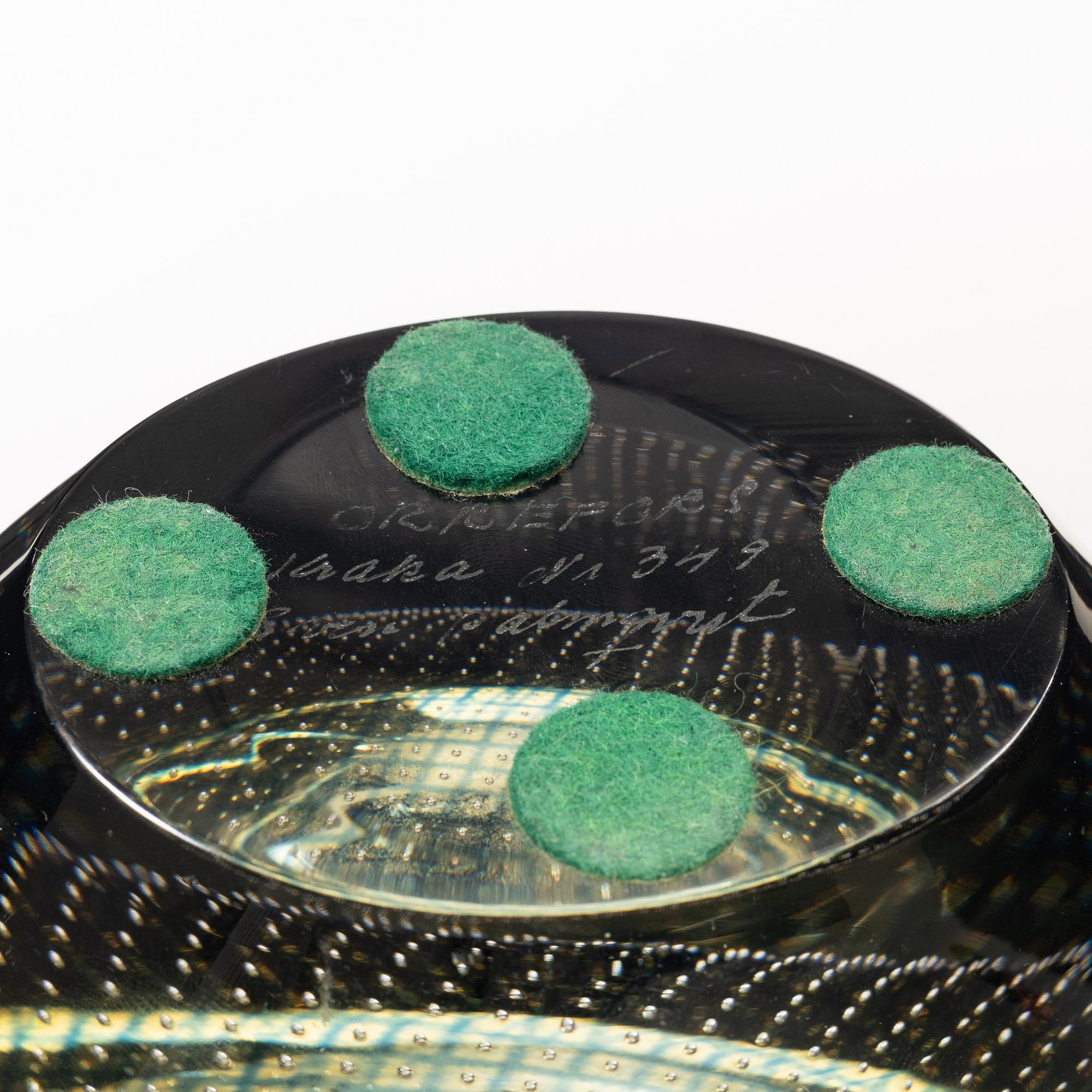 Sven Palmqvist, a 'Kraka' glass vase, Orrefors.