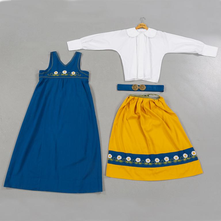 FOLKDRÄKT, "Sverigedräkten", 1900-talets andra hälft.