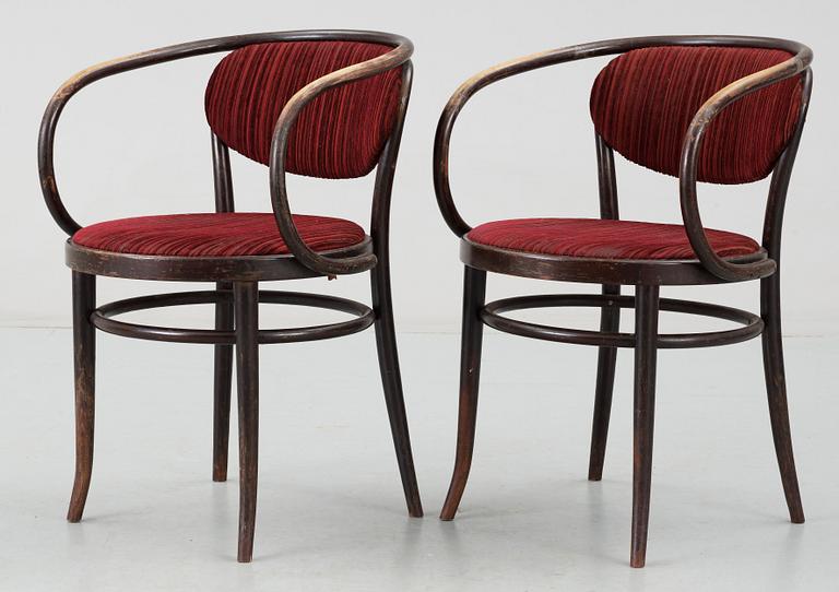 KARMSTOLAR, ett par, Thonet, 1900-talets andra hälft.