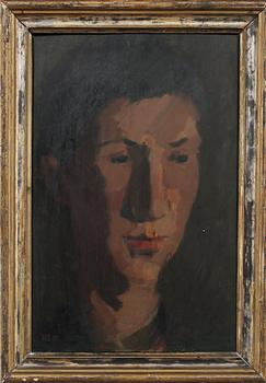 HUGO SIMSON, olja på pannå, signerad och daterad -39.