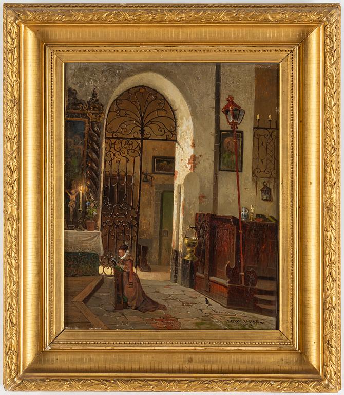 FRANS WILHELM ODELMARK, oil on panel, signed.