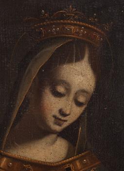 Giovanni Battista Salvi da Sassoferrato Hans efterföljd, Madonna.