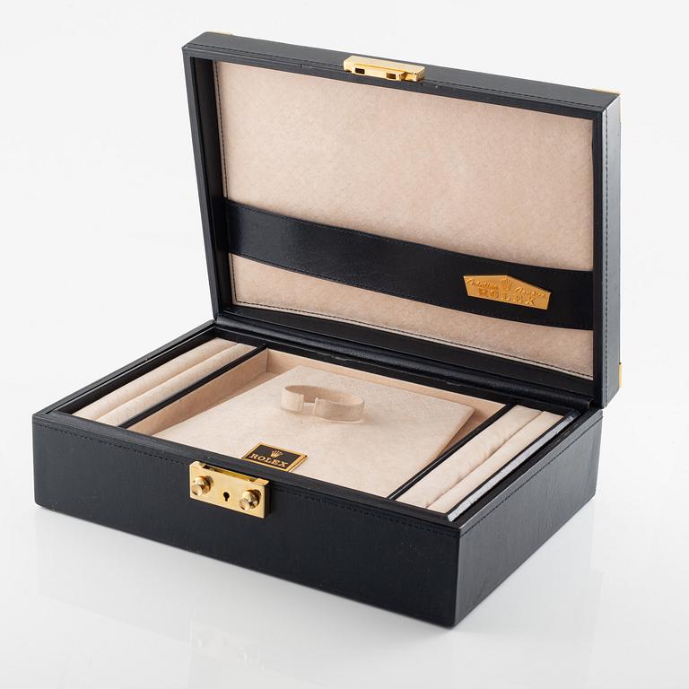 Box, Rolex, 30 x 21 x 10 cm.