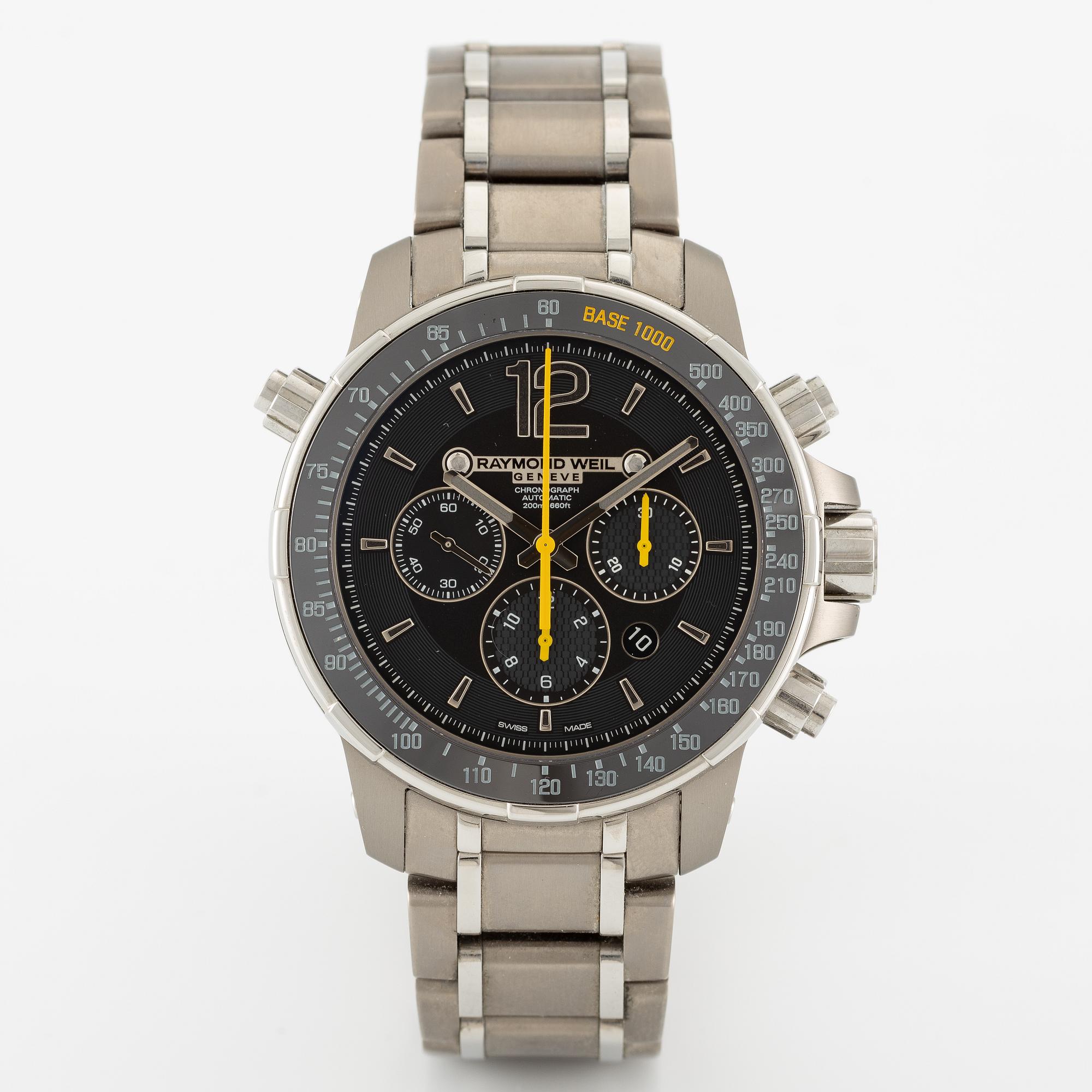 Raymond Weil, Nabucco, chronograph, wristwatch, 46 mm.