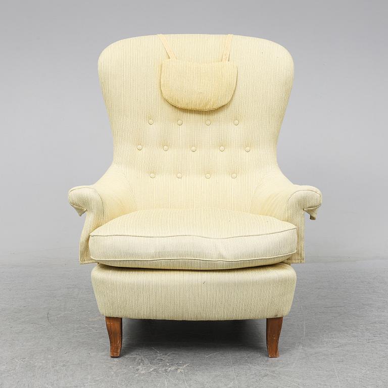 CARL MALMSTEN, fåtölj, "Solo", 1900-talets andra hälft.