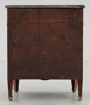 A Gustavian late 18th Century commode by G. Foltiern, not signed.