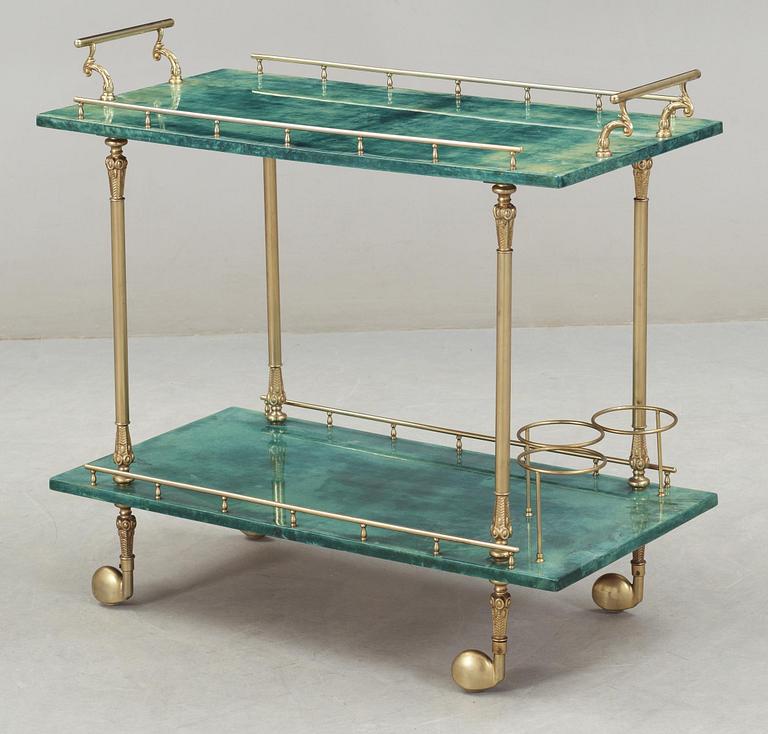 An Aldo Tura serving trolley, Italy, 1950-60's.