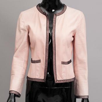 LÄDERJACKA, Chanel.