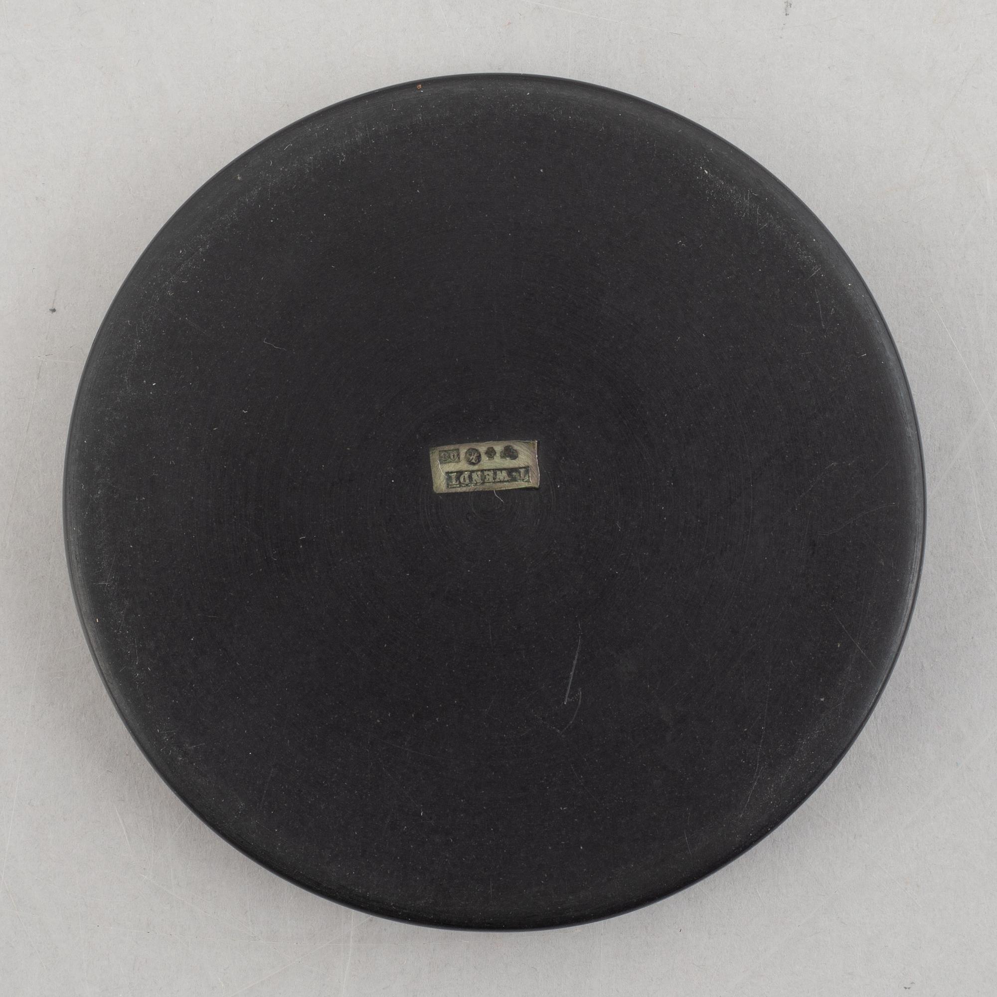 Wilhelmina "Tiddit" Wendt, a set of twelve coasters, Perstorp, Helsingborg 1942-1946.