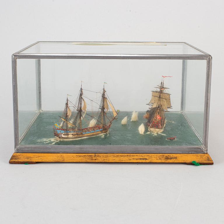 Ship models, first half of the 20th Century.