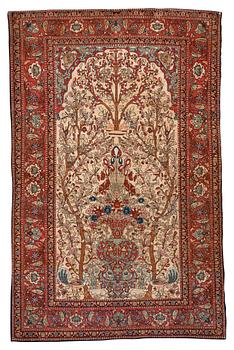 1270. SEMIANTIK ISFAHAN. 214,5 x 140,5 cm.