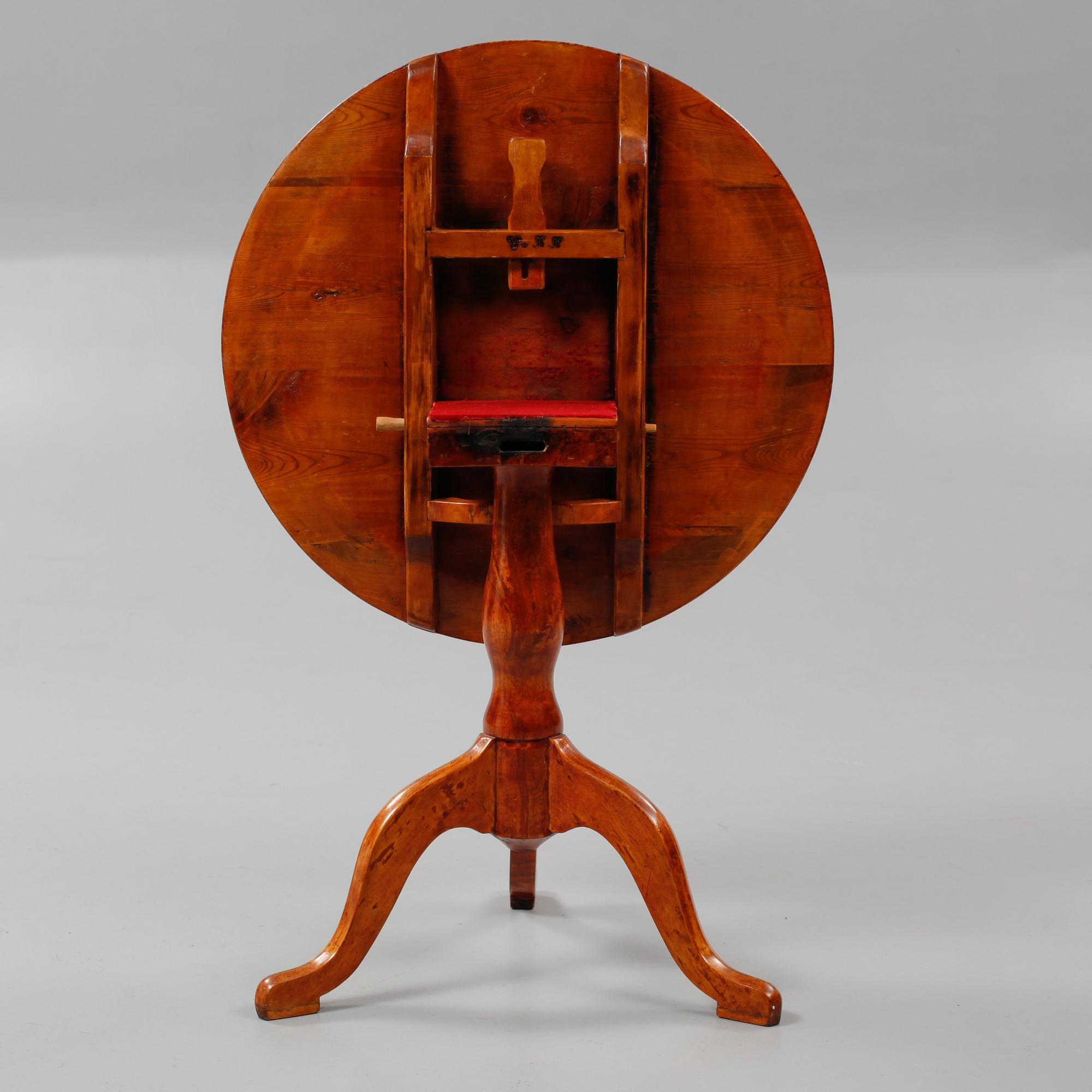 FÄLLBORD, 1800-tal.