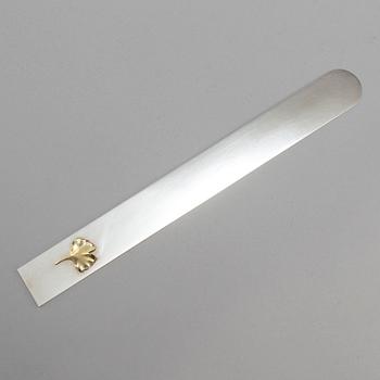 WIWEN NILSSON, 
a sterling silver letter opener, Lund 1966.