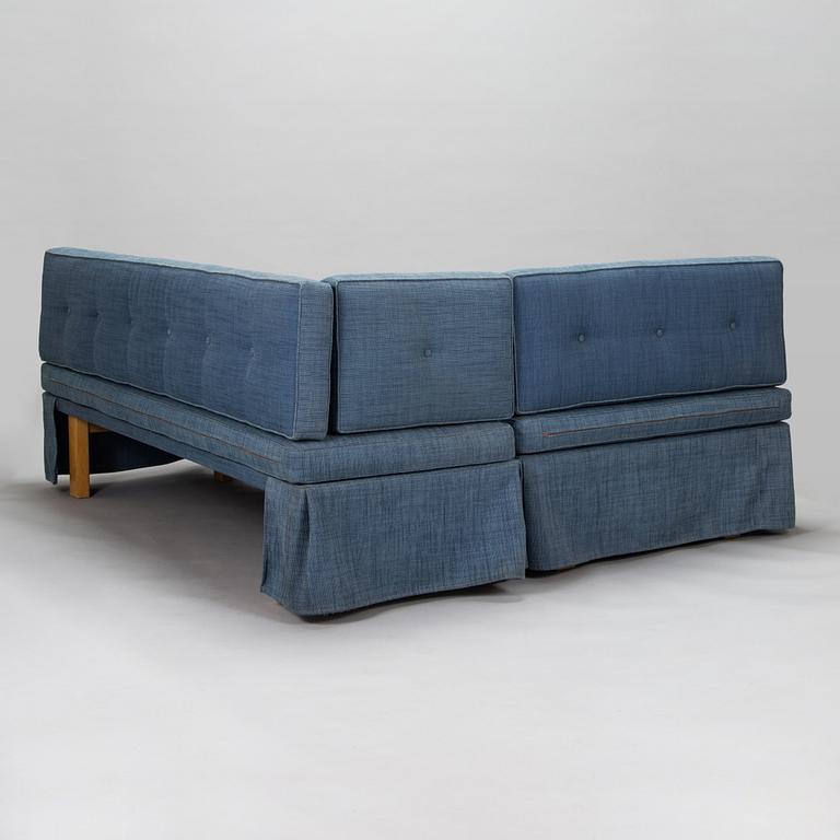 Carl Gustaf Hiort af Ornäs, corner sofa for Hiort Tuote Puunveisto Oy - Wood work Ltd. 1968.