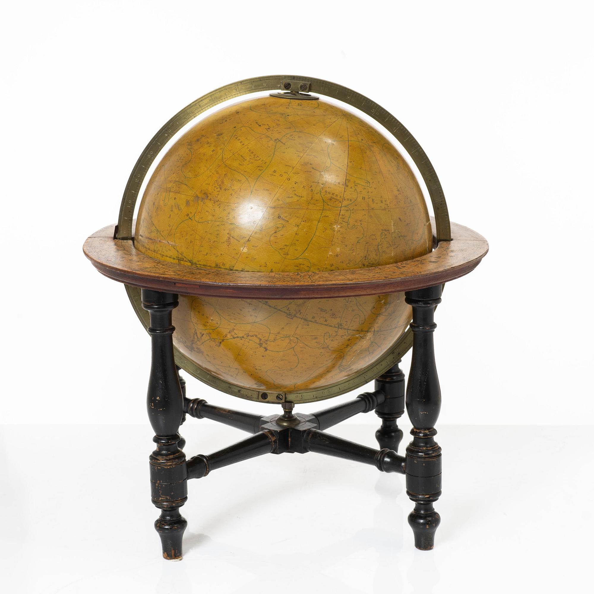 A celestial library globe by Charles Smith & Son (manufacturers of globes in London 1803-62).