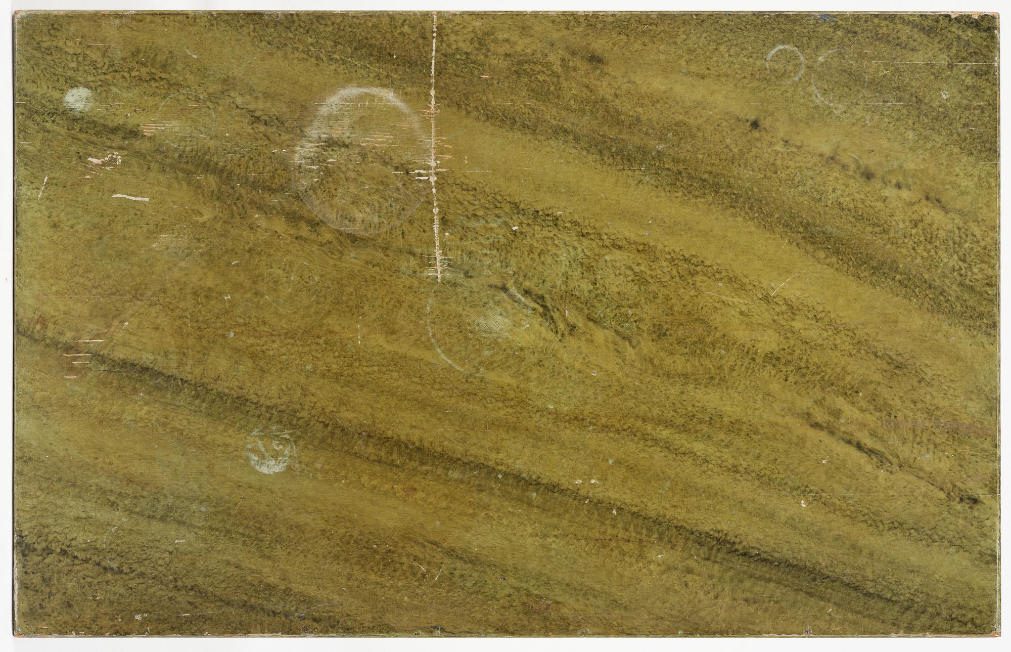 A Swedish baroque and faux marble-painted table, circa 1700.