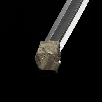 Siv Lagerström, two collars, acrylic plastic and pyrite.