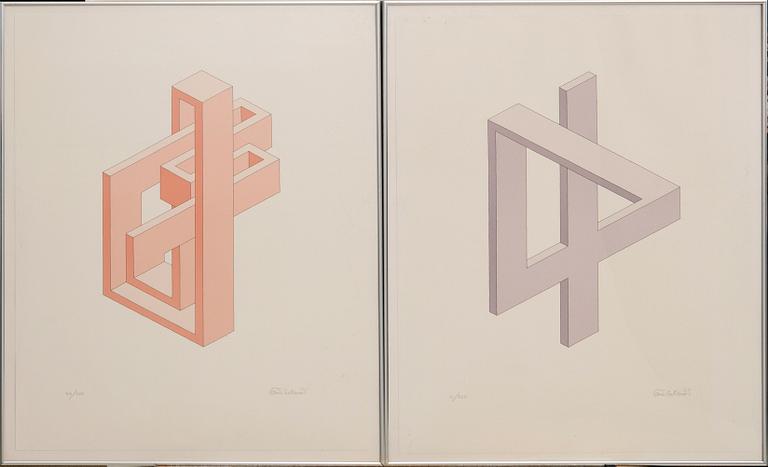 Oscar Reutersvärd, 3 Impossible Figures.