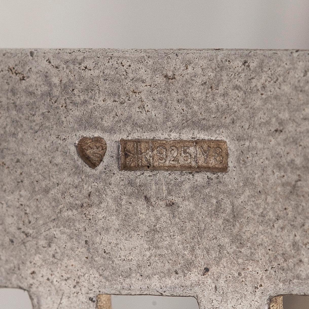 Marja Suna, bracelet, "Selma Bridge", silver, Kaunis Koru, Helsinki 2000.