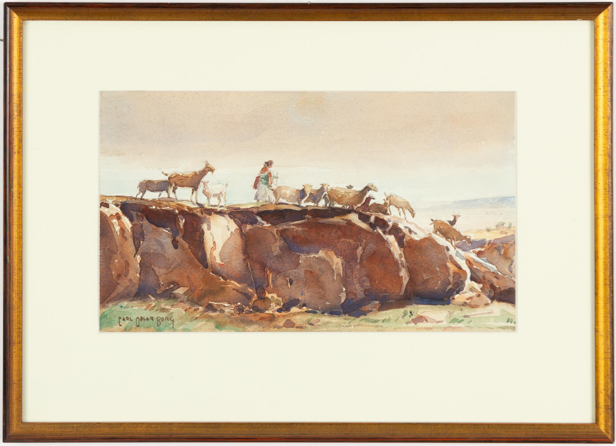 Carl Oscar Borg, Pastoral scen.