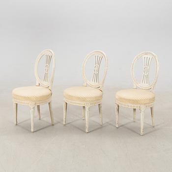 Chairs 6 pcs Sengustavian Lindomar work, first half of the 19th century.