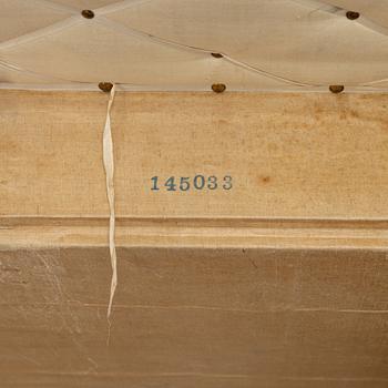 Louis Vuitton, a monogram canvas trunk from around year 1900.