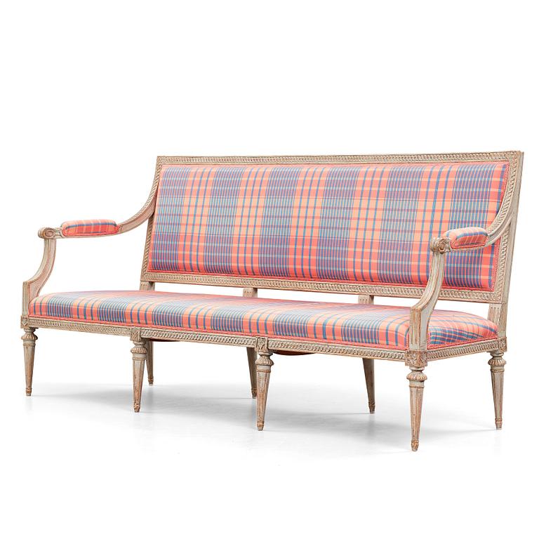 A Gustavian late 18th century sofa.