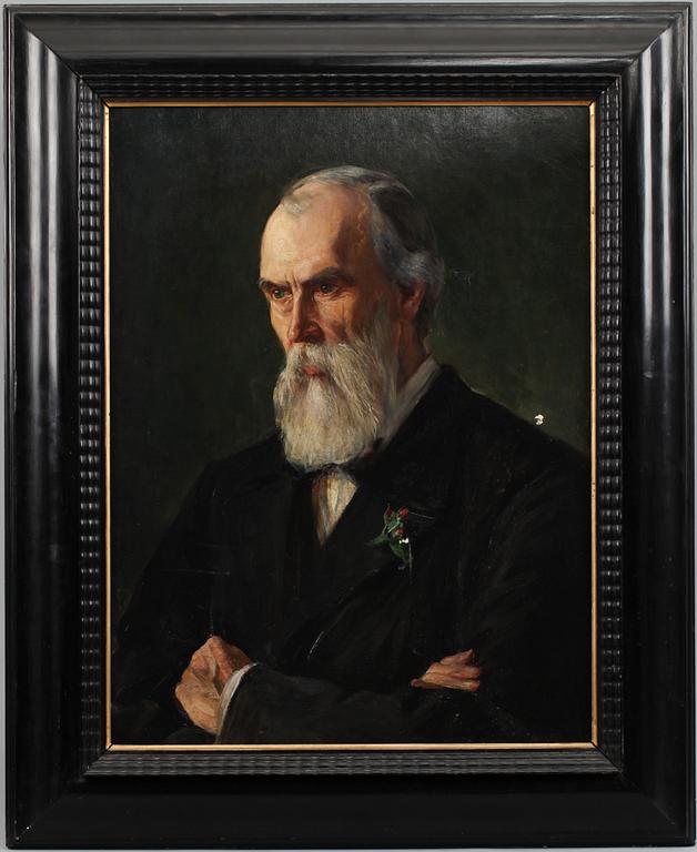 HILDEGARD THORELL, olja på duk, sign och dat 1898.