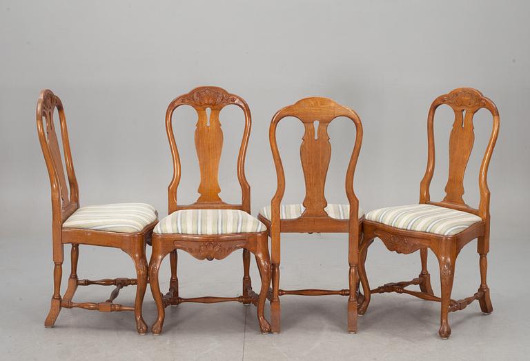 STOLAR, 4 st, rokokostil, 1900-tal.