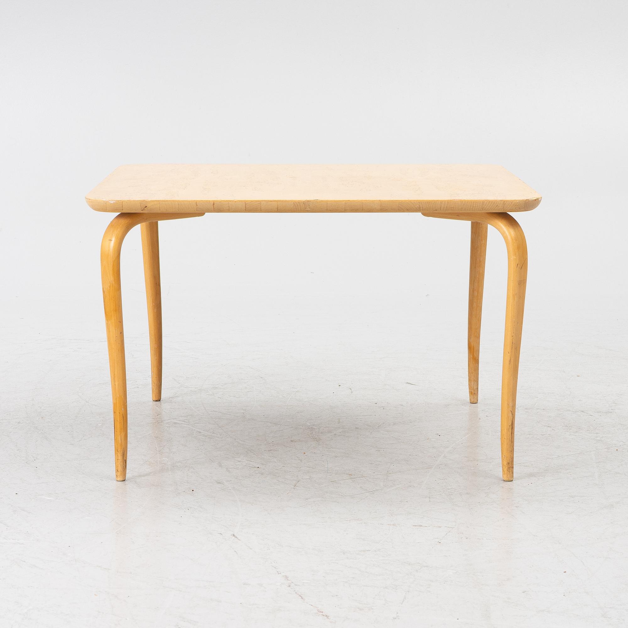 Bruno Mathsson, Coffee table, Firma Karl Mathsson, Värnamo, 1968.