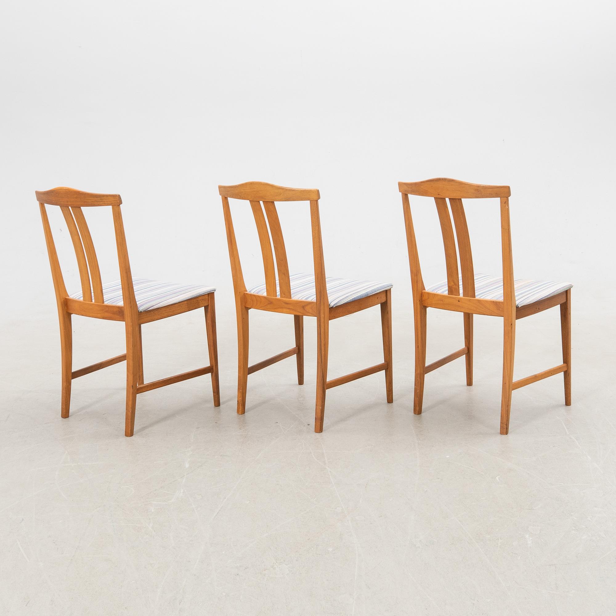 Chairs, 6 pcs, mid-20th century.